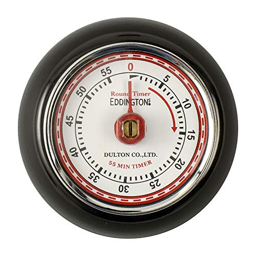 Magnetischer Retro-Timer, Schwarz von Eddingtons