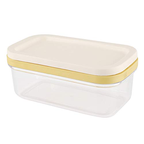 Eddwiin Butter Box Käsebehälter Keeper mit Schneidenetz Lebensmittel Aufbewahrungsbox Küche von Eddwiin