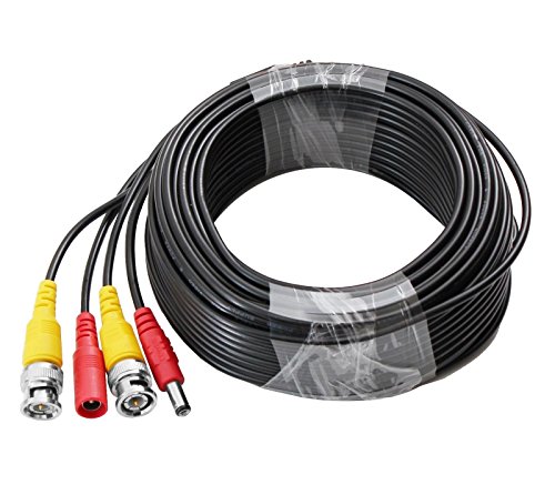 12V DC/BNC Videokabel Stromkabel Kabel Überwachungskamera 5,5mm Hohlstecker (BNC/DC Verlängerung, 15m) von Edelstahlshop