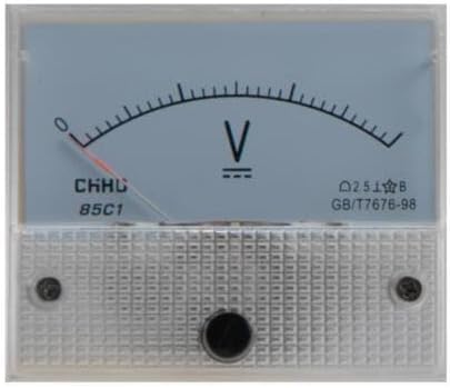 Voltmeter AC/DC Einbauinstrument Auswahl: Volt 3V – 500V Gleich oder Wechselspannung (Gleichspannung 0-50V) von Edelstahlshop