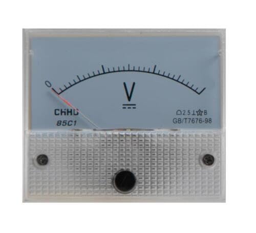 Voltmeter AC/DC Einbauinstrument Auswahl: Volt 3V – 500V Gleich oder Wechselspannung (Gleichspannung 0-450V) von Edelstahlshop