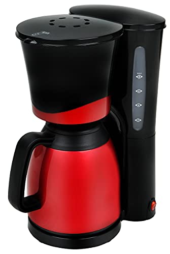 efbe-Schott SC KA 520.1 R Thermo-Kaffeeautomat, Metall, Glas, Kunststoff, 1 Liter, Rot/Schwarz von Efbe-Schott