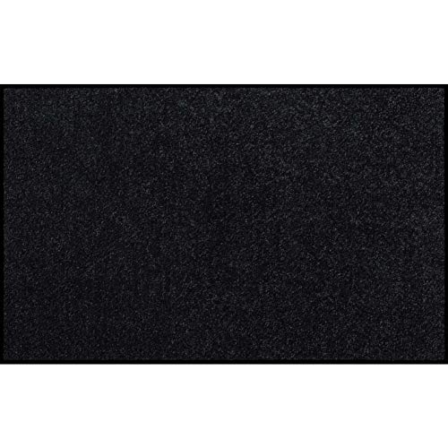 Efia Teppichläufer waschbar, schwarz, 75 x 120 cm - (SLU6030 75X120) von Efia