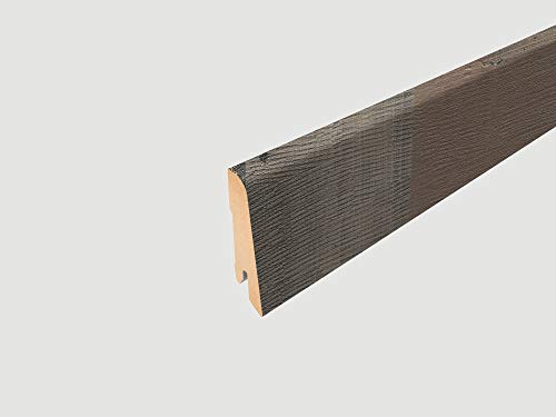 EGGER Home Sockelleiste bunt L355 Fußleiste | Bodenleiste 2,4m passt zu EHL008 Dimas Wood bunt von Egger