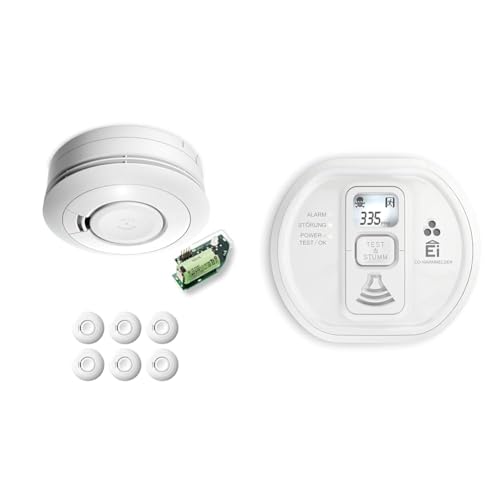 Ei Electronics Ei650RF Funkrauchmelder, Bundle aus funkvernetzbarem Rauchwarnmelder & Professional Ei208iDW Kohlenmonoxidmelder von Ei Electronics