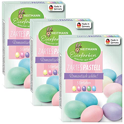 Heitmann Eierfarben Kräftig Bunte (3er Pack, Pastell) von Heitmann Eierfarben