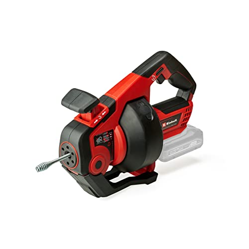 Einhell Akku-Rohrreiniger TE-DA 18/760 Li-Solo Power X-Change (18 V, Li-Ion, 7,6 m lange Reinigungsspirale, geeignet für Rohrdurchmesser 16-55 mm, Lieferung ohne Akku & Ladegerät) von Einhell