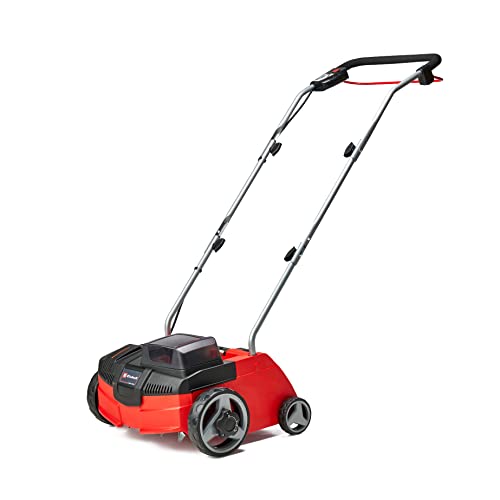 Einhell Akku-Vertikutierer-Lüfter GC-SC 36/31 Li-Solo Power X-Change (Lithium-Ionen, 36 V, 31 cm Arbeitsbreite, 3-in-1-Kombi, kugelgelagerte Messerwalze mit 8 Messern, ohne Akku und Ladegerät) von Einhell