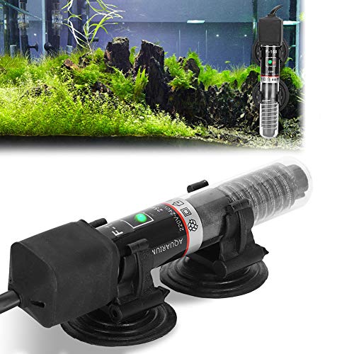 Aquarium Heizstab Klein, 26℃ Thermostat Aquarienheizer Mini Aquarium Heizung mit Saugnäpfen Aquarium Heizer Stab, für Kleines Aquarium Fischtanks 220V-240V von Ejoyous