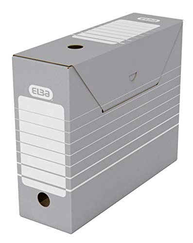ELBA Archivbox Tric, 50 Stück, 9,5 cm, grau von Elba