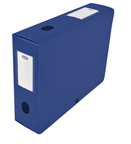 ELBA 400094582 Heftbox zu montieren Rücken 80 mm Polypropylen blickdicht 24 x 32 cm blau von Elba