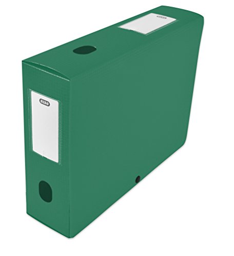 ELBA 400094584 Heftbox zu montieren Rücken 80 mm Polypropylen blickdicht 24 x 32 cm grün von Elba