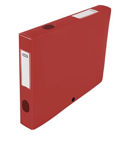 ELBA 400094614 Heftbox zu montieren Rücken 40 mm Polypropylen blickdicht 24 x 32 cm rot von Elba