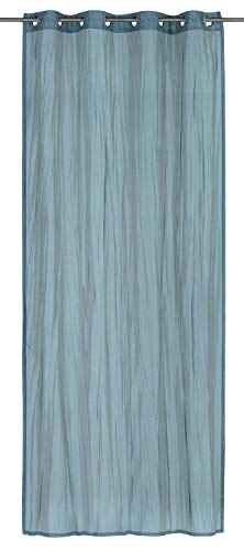 Elbersdrucke blickdichte Gardine Ösenschal FD Nomadi 01 blau 255 x 135 cm Vorhang mit Ösen für Wohnzimmer Schlafzimmer Flur 199555 von Elbersdrucke