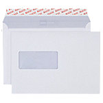 Elco Classic Briefumschläge Mit Fenster C5 229 (B) x 162 (H) mm Abziehstreifen Weiß 100 g/m² 500 Stück von Elco