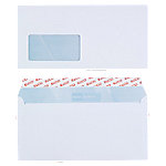Elco Premium Briefumschläge Mit Fenster C6/5 229 (B) x 114 (H) mm Abziehstreifen Weiß 100 g/m² 500 Stück von Elco