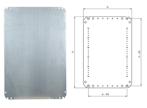 Eldon – Montageplatte AMP 1200 x 1000 von Eldon