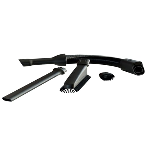 Electrolux KIT19 Zubehörset für Q9 (Düsenset für Zuhause und Auto, Aufbewahrungsbox, Flexibler Saugschlauch, Möbel-Softbürste, Lange Fugendüse, Staubbürstenaufsatz, schwarz) von Electrolux