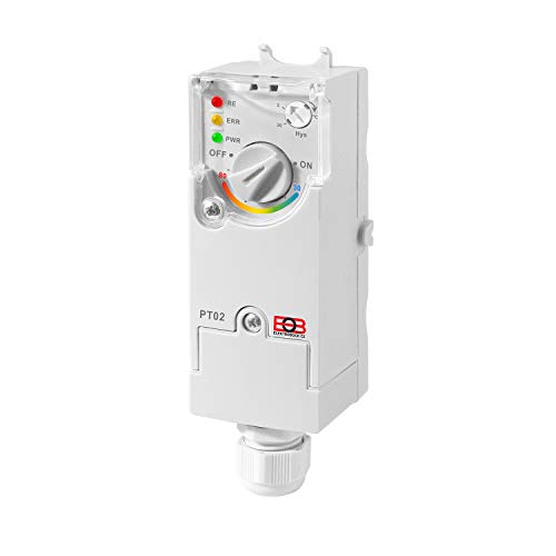 Elektrobock Anlegethermostat PT02, weiß von Elektrobock