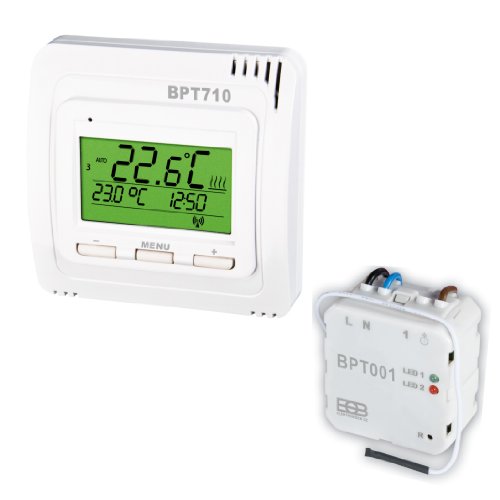 Elektrobock Funk-Einbau-Thermostat Sender und Empfänger UTQ von Elektrobock