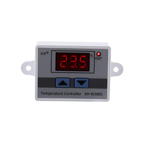 Digitaler Temperaturregler, DC 12V Hochpräziser digitaler Thermostat-Temperaturreglerschalter mit Sondenbereich von -50~110 von Elprico