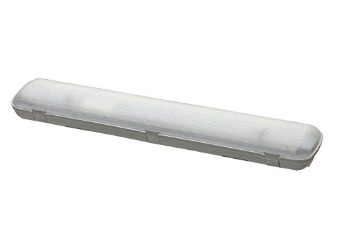 Els Banys wasserdichte LED-Leuchte, Kunststoff, grau, 66.5cm ancho X 12.8cm altura X 6.8cm Fondo von Els Banys