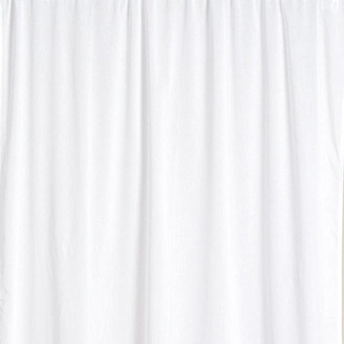 Emma Barclay Vorhänge mit Bleistiftfalten, Polyester, weiß, Width 90 x Drop 69" (228 x 175cm) von Emma Barclay