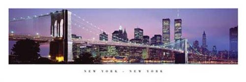 Empire 379108 New York - Bridge Slim-Poster - 91.5 x 30.5 cm von Empire