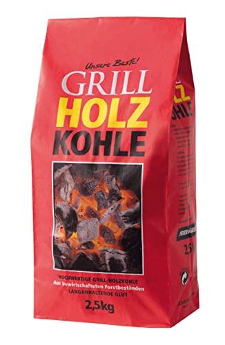 20kg Holzkohle Premium Holzkohle „100% Made IN Germany“ Grillkohle Grillbriketts für Kugelgrill Holzkohlegrill Smoker Briketts Grill Kohle von Energie Kienbacher