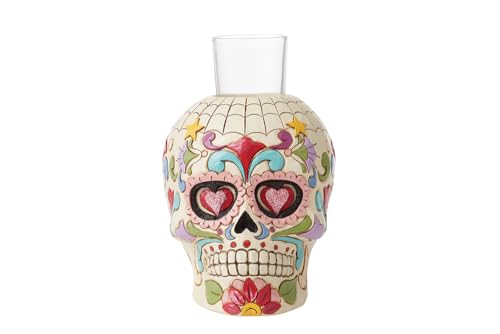 Heartwood Creek By Jim Shore Candleholder Day Of The Dead Skull Figurine von Enesco