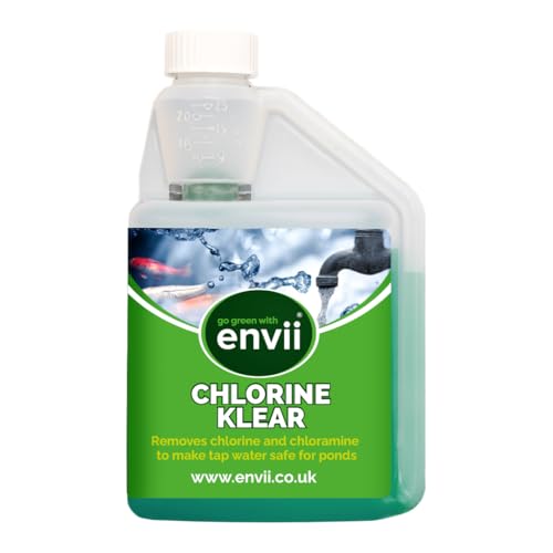 Envii Chlorine Klear – Gartenteich Chlor Entferner und Wasseraufbereiter für Teich Wasser und Aquarien 500ml von Envii