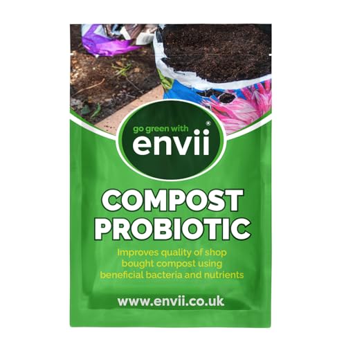 Envii Compost Probiotic – Bio Kompostaktivator – verbessert die Qualität von handelsüblichem Kompost 100g von Envii