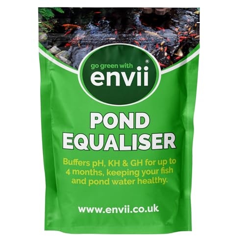 Envii Pond Equaliser – Sofort wirksamer Ausgleich und Stabilisator für sichere pH-, KH und GH Werte um das perfekte Teichmilieu zu schaffen (1kg) von Envii