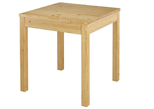 Erst-Holz Tisch Esstisch Massivholztisch Küchentisch Kiefer Massiv Glatte Beine 90.70-50A von Erst-Holz