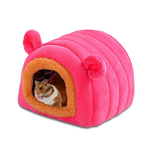 Esenlong Meerschweinchen Bett, Meerschweinchen Höhlenbett, Plüsch Ratten Hamster Haus für Kaninchen Nager Meerschweinchen Ratte Igel von Esenlong