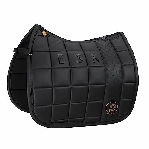 Eskadron Schabracke Big Square Faux Leather Black Platinum 23, Größe:PD von Eskadron