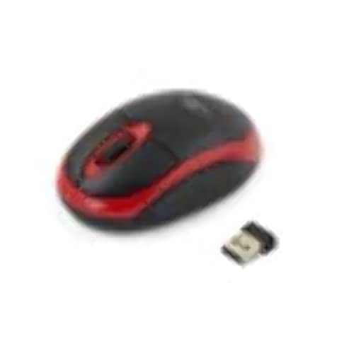 Esperanza Titanum PC Maus Kabellos USB 2.4Ghz, Schwarz/ Rot von Esperanza