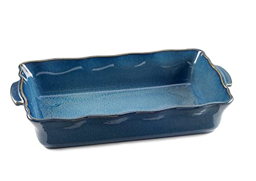 Rechteckige Auflaufform, Keramik, 41 cm, Farbe Reaktivblau von Esprit de Cuisine