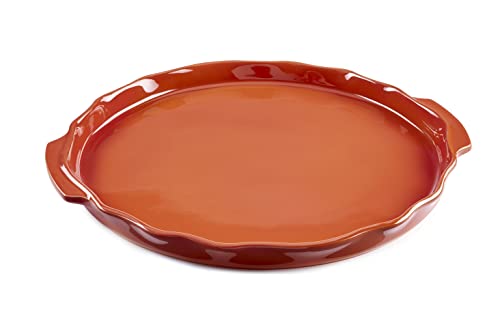 Runde Auflaufform aus Keramik, Durchmesser 39 cm, Ziegelfarben von Esprit de Cuisine
