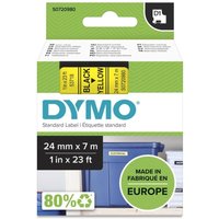 DYMO® Original D1-Schriftband für LabelManager™ 24mm x 7m - schwarz auf gelb von Dymo