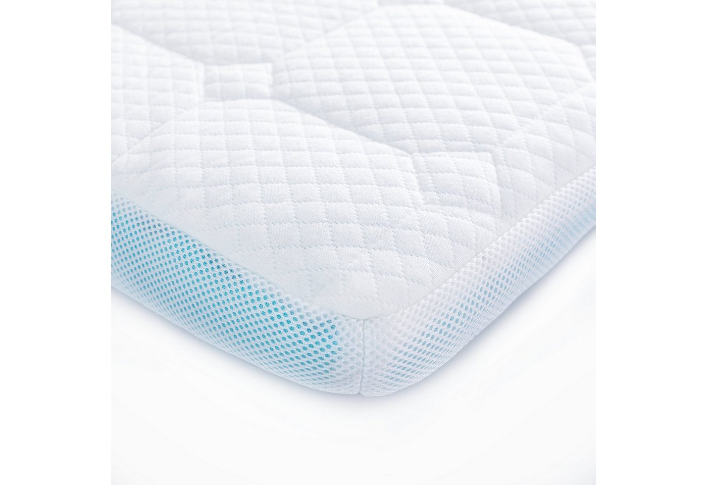 Topper THEO - 7-Zonen Gelschaum-Matratzenauflage temperaturregulierend, Essence Sleep, 7 cm hoch, Gel-Schaum, Bodyflex-Unterstützung & waschbarer Bezug – Allergiker geeignet von Essence Sleep