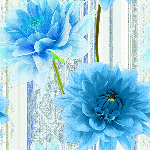 Estilker COMPO-N3 Keramikdekoriert mit Digitaldruck, blau, 2 Stück von Estilker