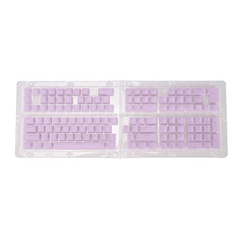 Estink PBT-Pudding-Tastenkappe, 129 Tasten, Durchscheinend, OEM-Tastenkappe, Mechanische Tastatur-Tastenkappe, DIY, Zweifarbiges Spritzgussverfahren, für Logitech G-Achse, (Lila) von Estink