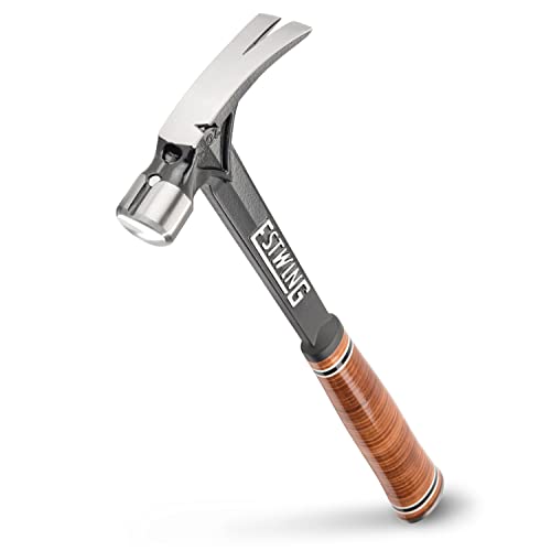 Estwing E15S 15oz Ultra Framing Hammer, Smooth Face, Leather Grip von Estwing