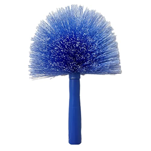 Ettore 48221 Cobweb Brush With Click-Lock Feature, Plastik, 19.5 x 19.5 x 29.21 cm, blue von Ettore