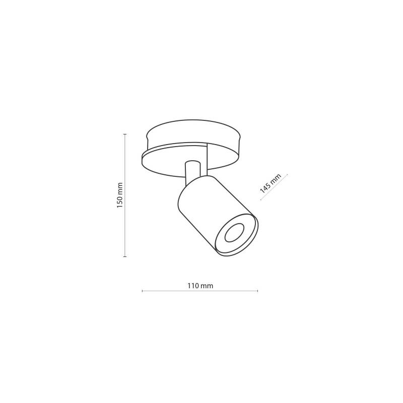 Wandspot Cover Wood, einflammig von TK Lighting