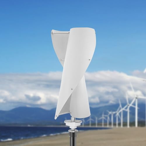 EurHomePlus Windkraftanlage Vertikale 400W 12V Vertikale Windturbine, Dreiphasiger Vertikale Windgenerator Mit Laderegler von EurHomePlus