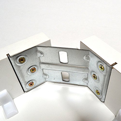 4er Set Tischwinkel aus Stahl, verzinkt - Metallwinkel ideal für stabile Tische im Innen- & Außenbereich - Winkelverbinder (136 x 75 mm) von Euro Tische