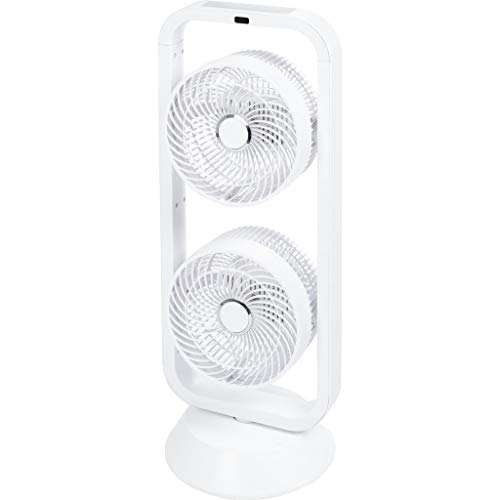 Eurom Vento 3D double Ventilator, 70W, mit Fernbedienung, weiß (384840) von Eurom