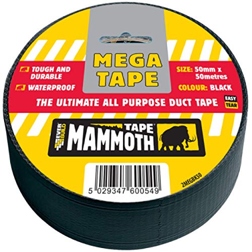 Everbuild 2 megbk50 50 mm x 50 m Mega alle Zweck Tape – Schwarz von Everbuild